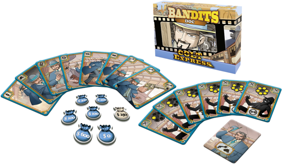 Thanks To The Stacks He Is Used To Win, Doc Can Easily - Colt Express Bandit Pack (1024x633), Png Download