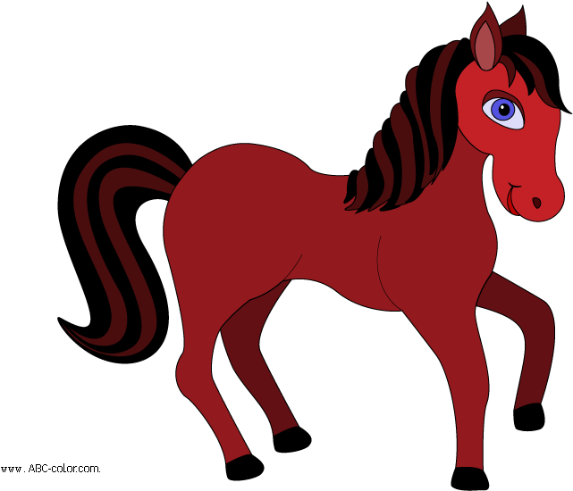 Colt Raster Picture - Mane (822x567), Png Download