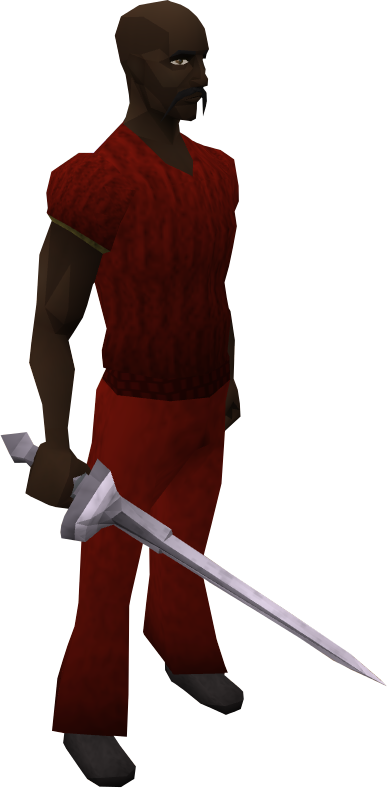 Runescape Gravite Rapier (387x788), Png Download