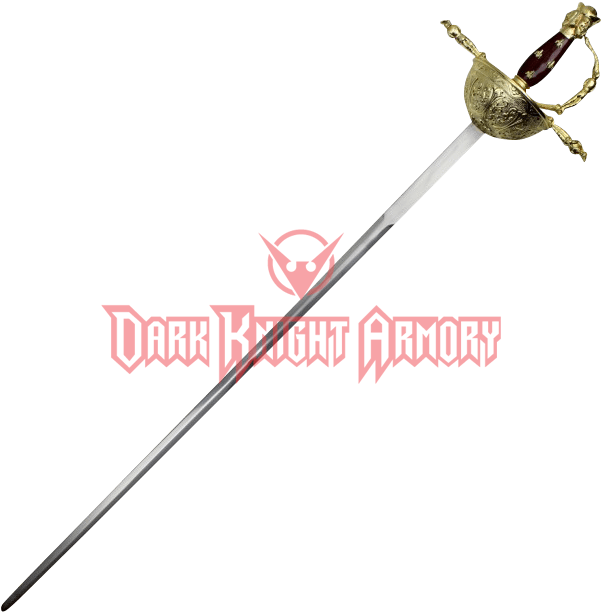 Knights Templar Wooden Sword (611x611), Png Download