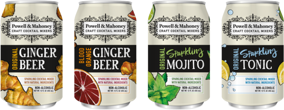 Powell Mahoney Cans - Leahy Ifp Company Margarita Handcrafted Cocktail Mixer (1024x500), Png Download