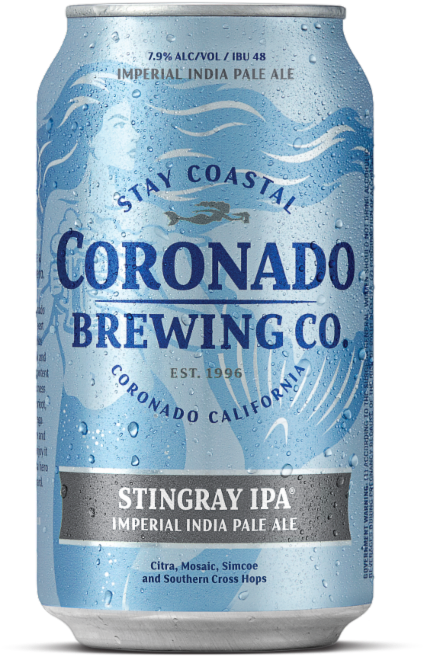 Stingray Ipa Cans - Coronado Guava Islander (520x800), Png Download