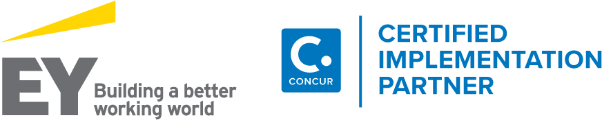 Www - Ey - Com/it/it/home - Concur Certified Implementation Partner Logo (894x180), Png Download