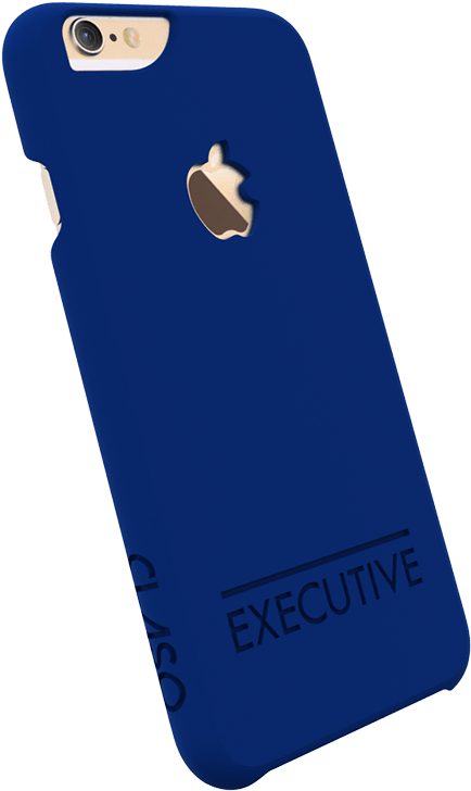 Jet Blue Executive Case For Iphone 6 Gold Right View - Iphone 6 (446x880), Png Download