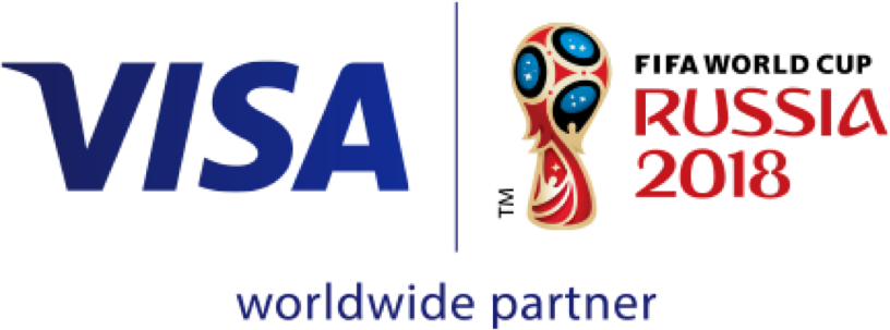 Close - Visa Fifa World Cup Russia 2018 (816x303), Png Download