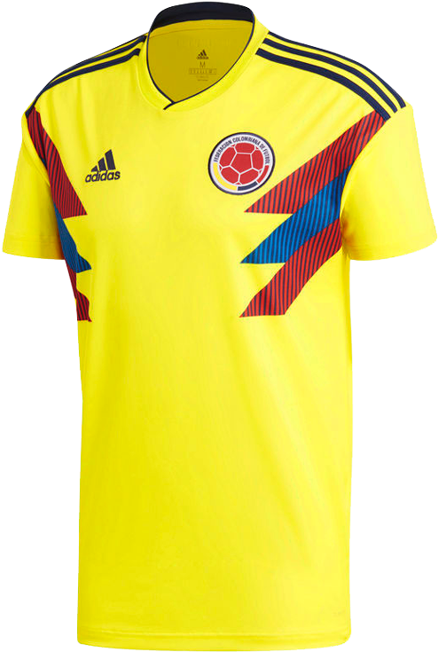Camiseta Adidas Seleccion Colombia Home Rusia - Columbia 2018 World Cup (800x800), Png Download