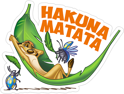 Viber Sticker «timon & Pumbaa» - Timon & Pumbaa (490x317), Png Download