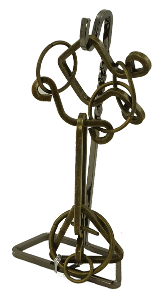 Confucius Confusion Metal Disentanglement Puzzle - Disentanglement Puzzle (600x600), Png Download