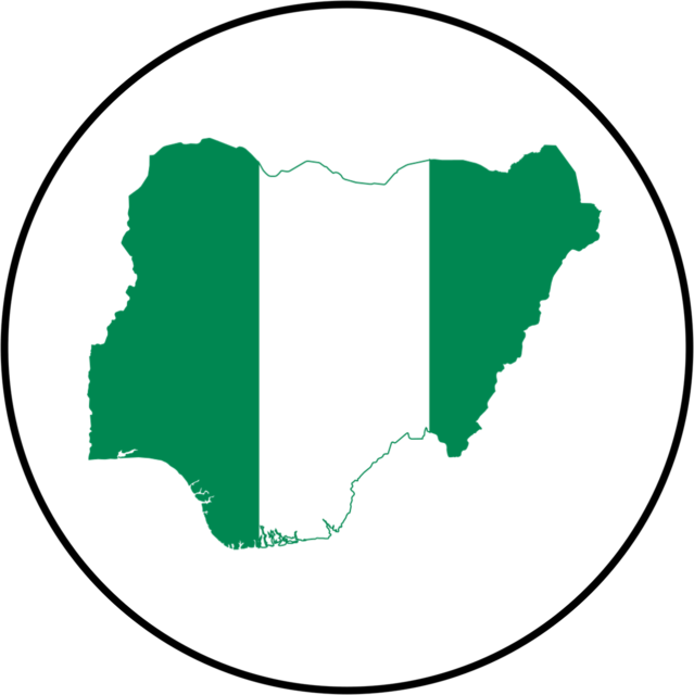 Nigeria Nigerian Map Flag National Country Badge 25mm - Catholic Youth Organization Of Nigeria (639x640), Png Download