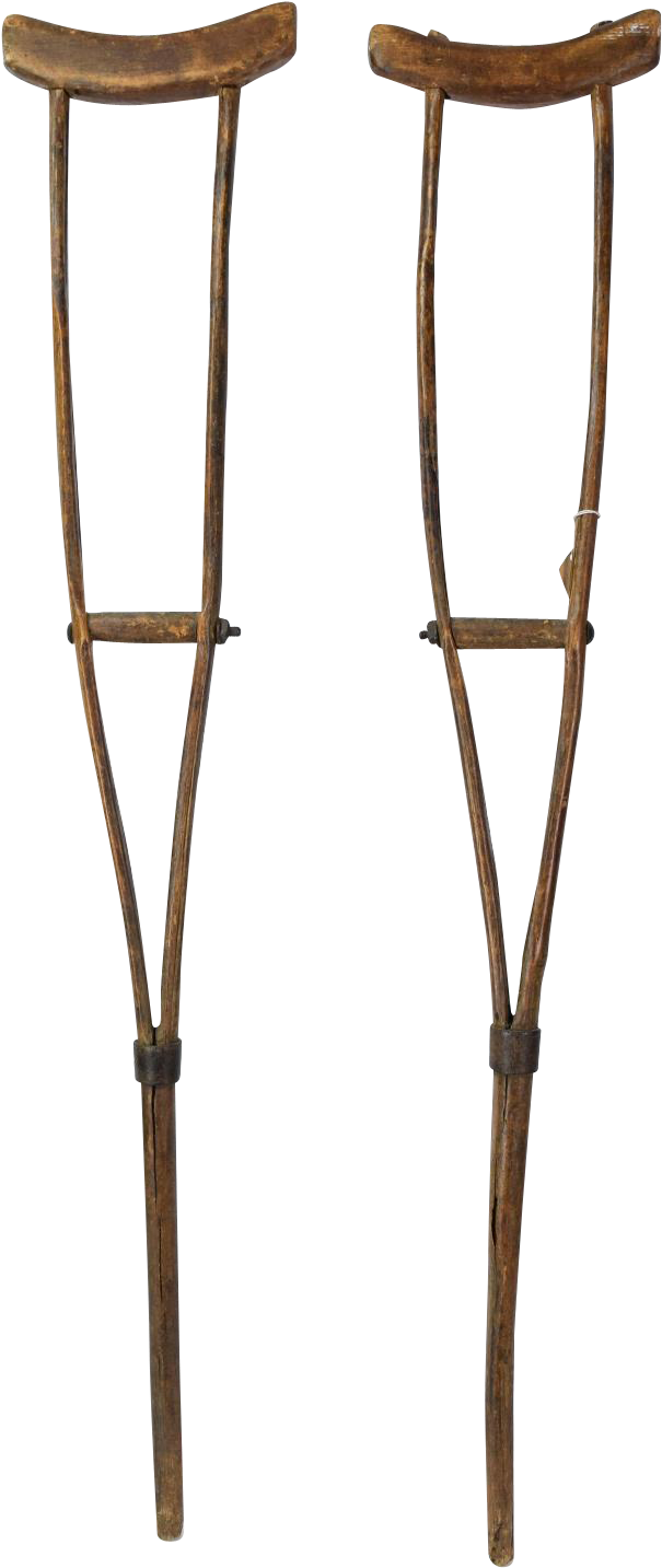 Wooden Crutch Transparent Background (1432x1432), Png Download