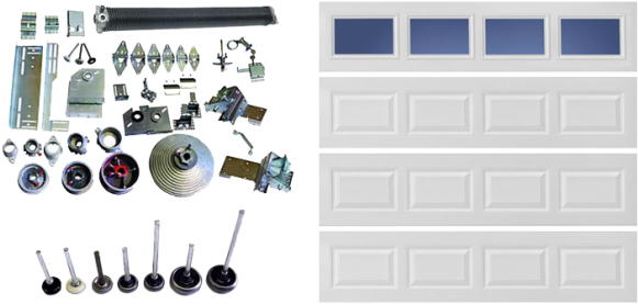 Services Repair And More - Garage Door Parts Png (600x296), Png Download