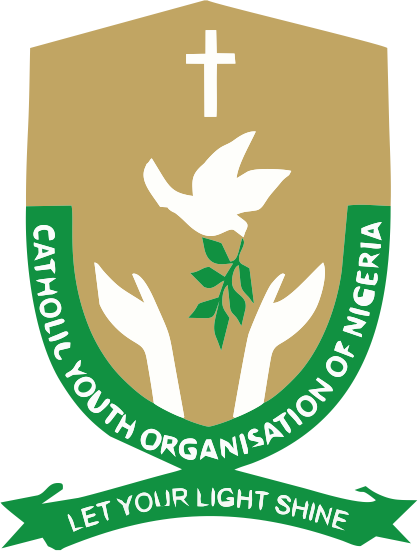 Catholic Youth Organization Of Nigeria Logo (418x551), Png Download