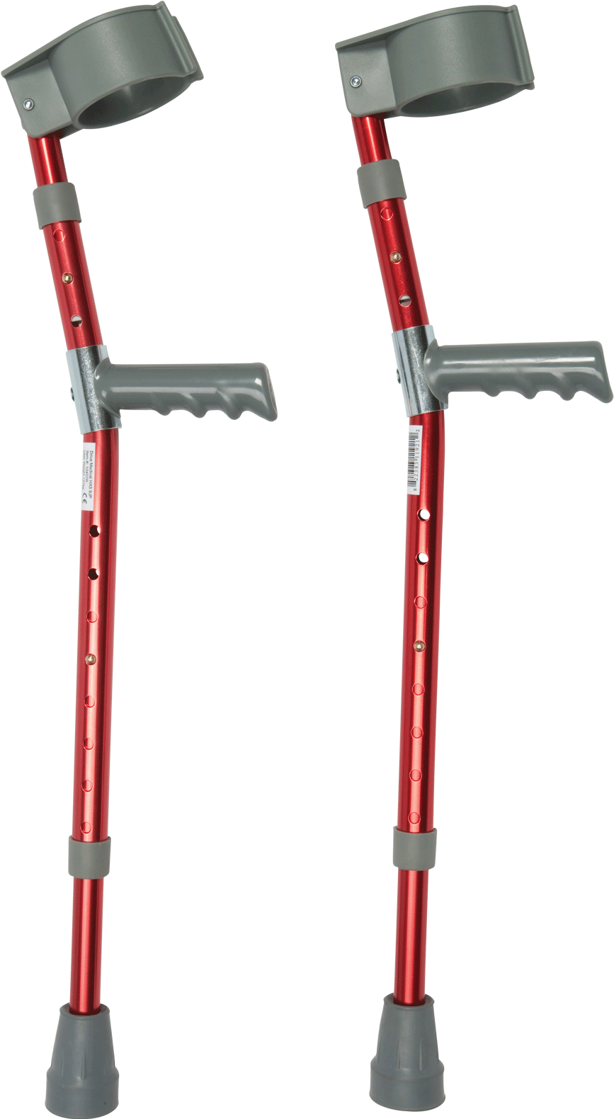 Drive Medical Drive - Double Adjustable Aluminium Forearm (1632x1755), Png Download