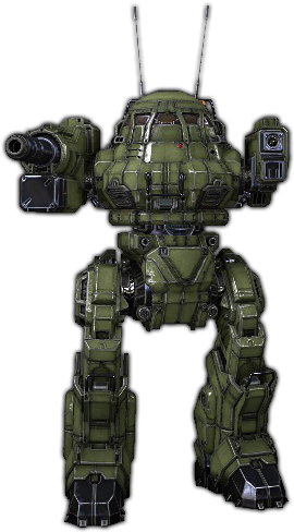 Urbanmech Mwo (326x514), Png Download