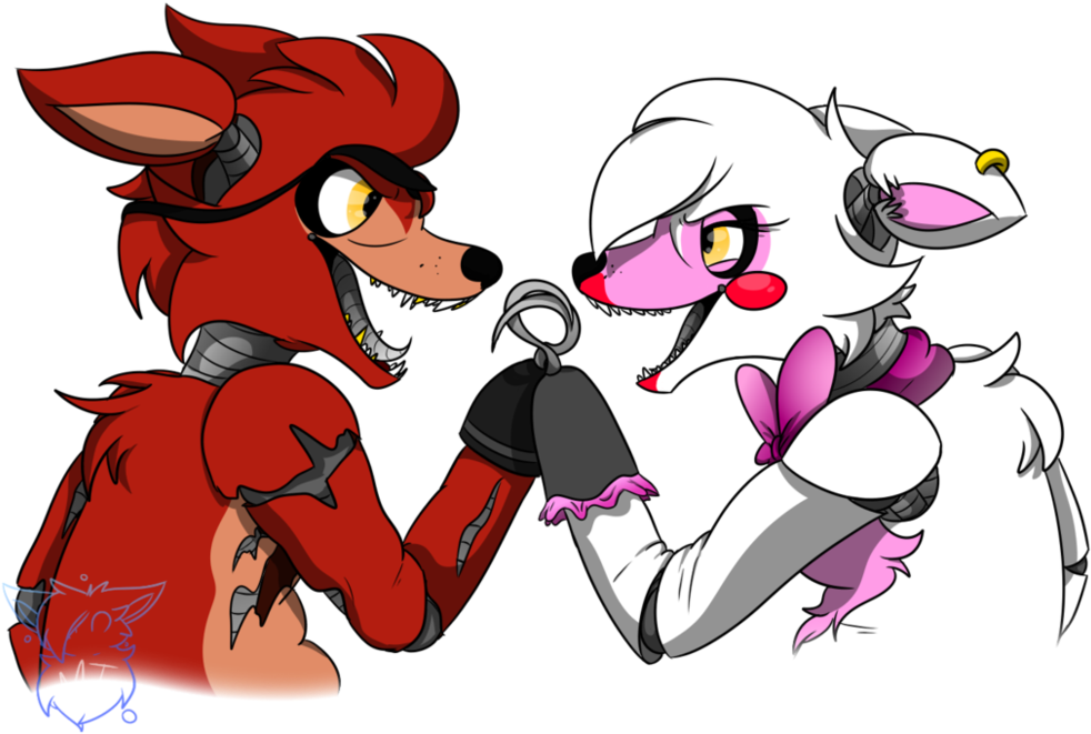 Mangle Images Mangle And Foxy Hd Wallpaper And Background - Мангл И Фокси (995x802), Png Download