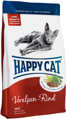 Happy Cat Voralpen-rind - Happy Cat Supreme Adult Voralpen-rind 1,4kg (281x480), Png Download