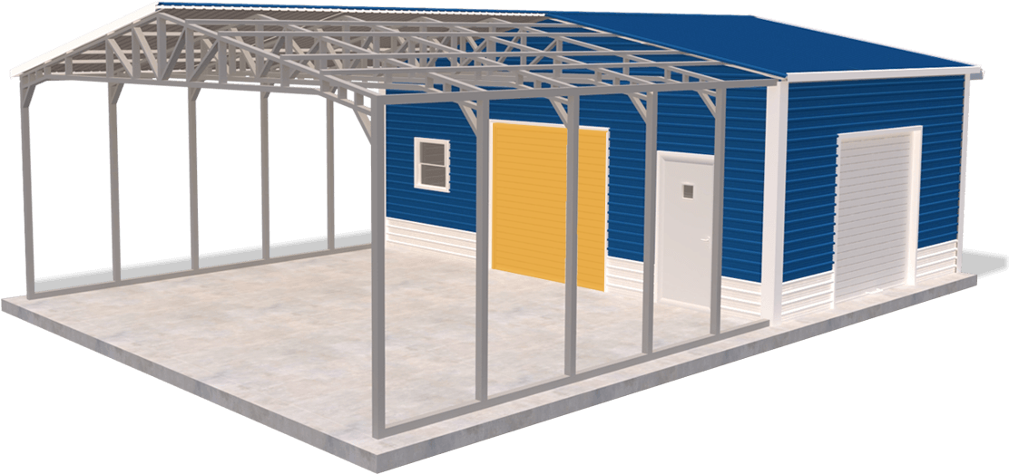 Garage-door - Shed (1614x620), Png Download