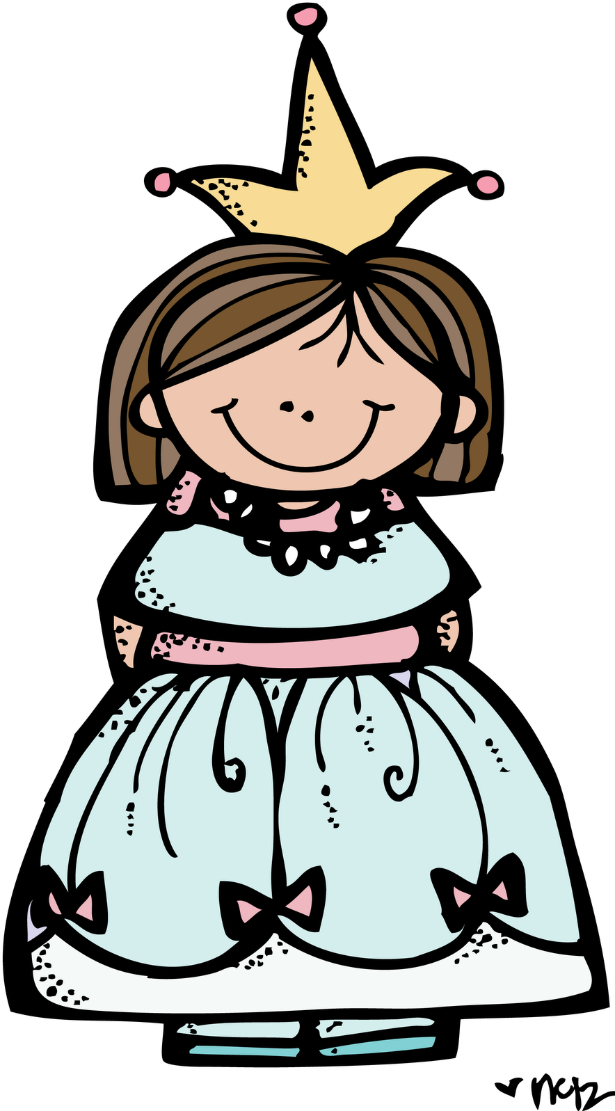 April's Princess - Melonheadz Princess (901x1600), Png Download