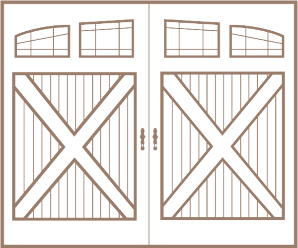 Garage Door (600x500), Png Download