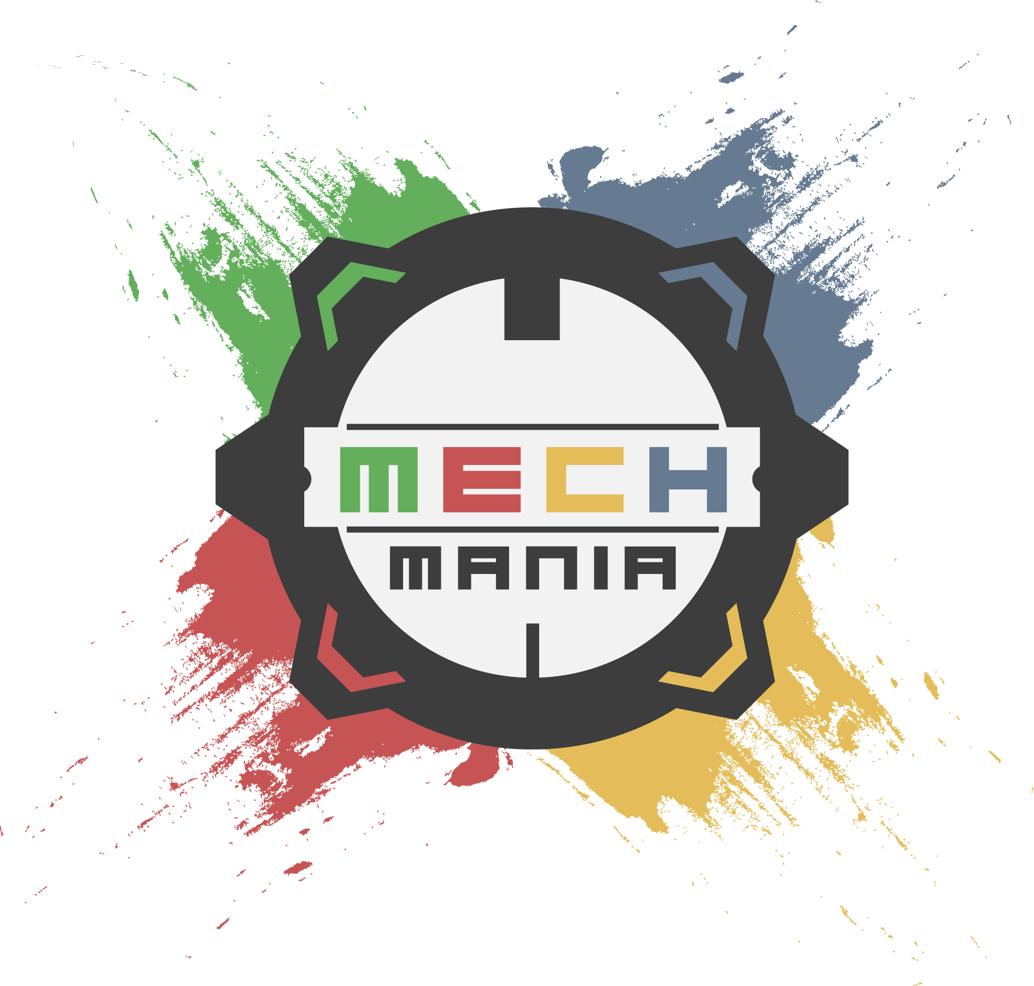 Report Rss Mech Mania Logo - Circle (2029x1936), Png Download