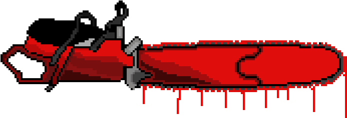 Bloody Chainsaw - Illustration (1024x576), Png Download