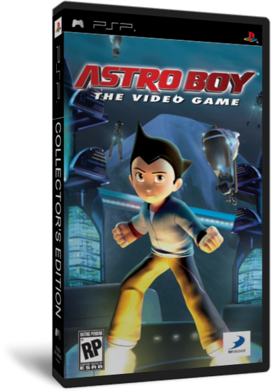 Astro Boy The Video Game Wii (390x565), Png Download