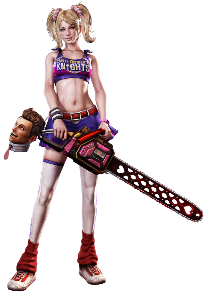 Juliet Starling From Lollipop Chainsaw In The Ga-hq - Cute Character From Games (685x986), Png Download