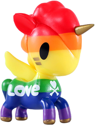 2 - Tokidoki Rainbow Unicorno (500x529), Png Download