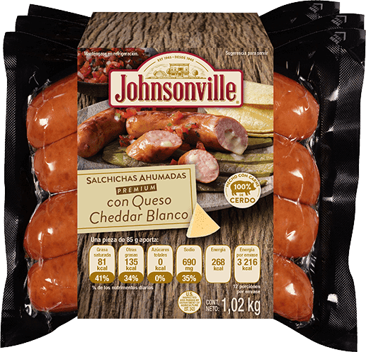 Premium Smoked Sausage With White Cheddar Cheese - Johnsonville Meatballs, Homestyle - 24 Oz (517x497), Png Download