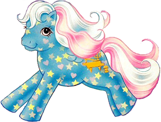 Transparent Unicorn Tumblr - My Little Pony Vintage Png (486x298), Png Download