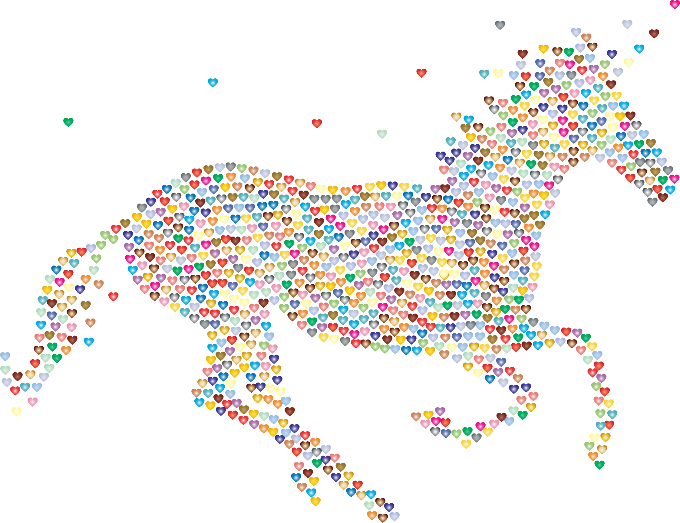 Unicorn With No Background (2246x1729), Png Download