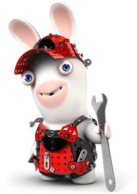 Rabbids Personaggi (300x400), Png Download