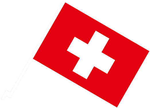 Switzerland - Car Flag - Laptop (542x394), Png Download