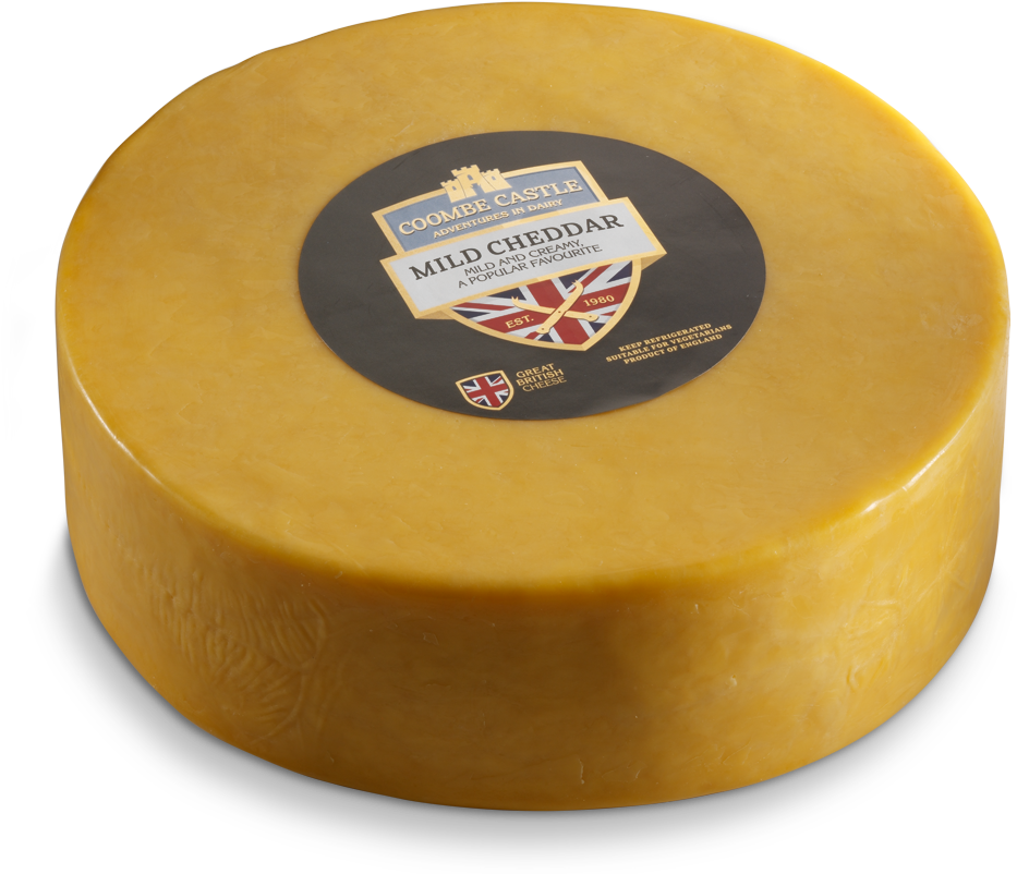 Usa Uk Coombe Castle International Cheddar Cheese Mild - Cheddar Cheese (1220x868), Png Download