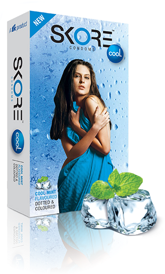 Condoms In India - Skore Cool Condoms (10s) (pack Of 3) (358x544), Png Download