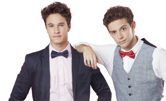 Png Michael Y Ruggero En Para Teens Febrero 2017 By - Ruggero Pasquarelli (573x350), Png Download