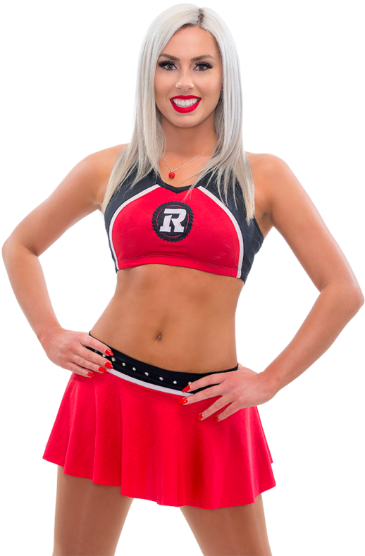 Alexandria - Ottawa Redblacks Cheerleaders 2018 (533x800), Png Download