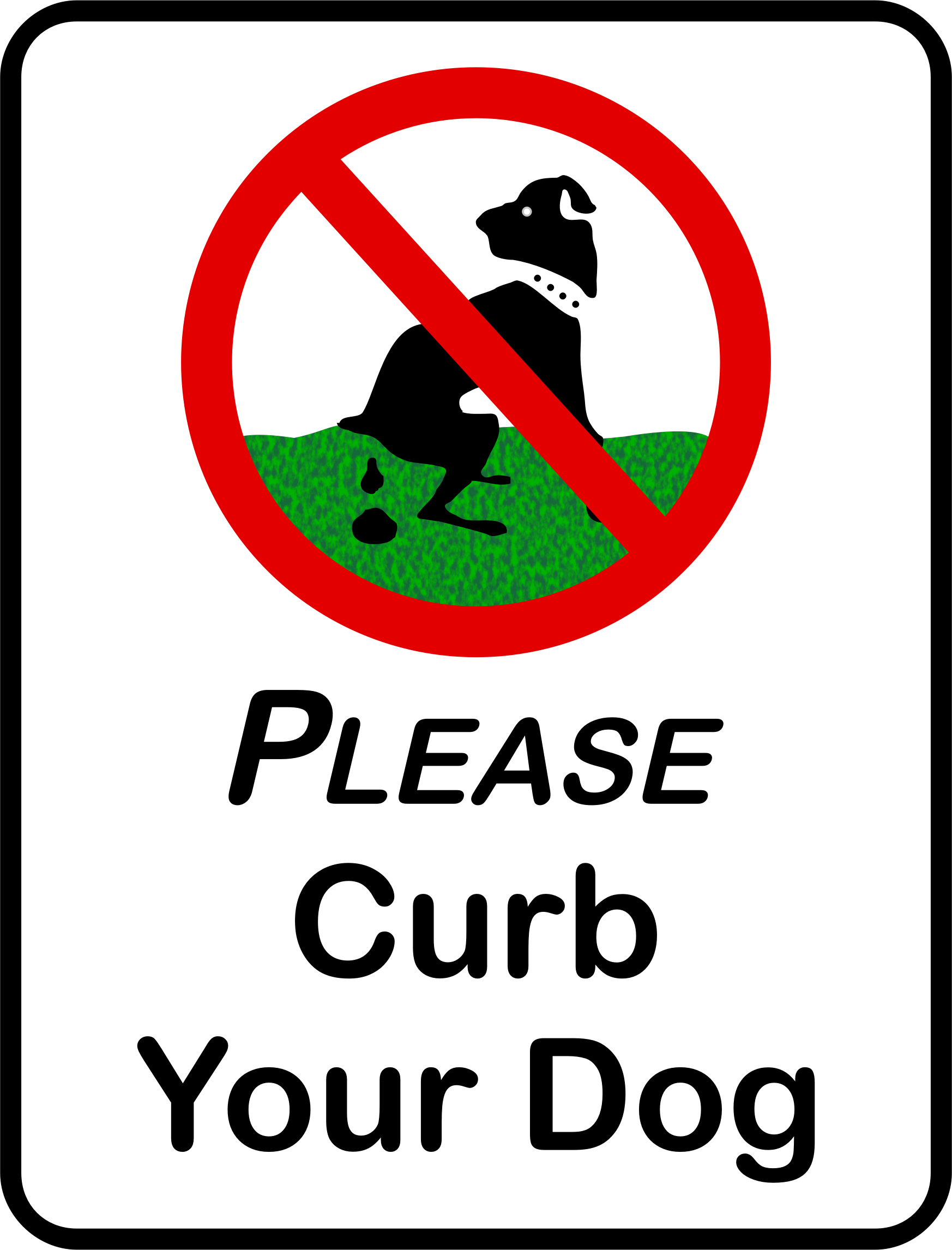 This Free Icons Png Design Of Curb Dog (1746x2292), Png Download