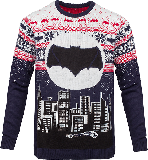 Batman “christmas Knight” Unisex Sweater - Justice League Christmas Jumpers (515x557), Png Download