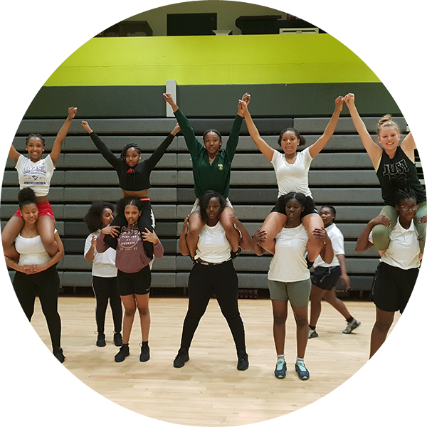 Cheerleaders - Portable Network Graphics (600x600), Png Download