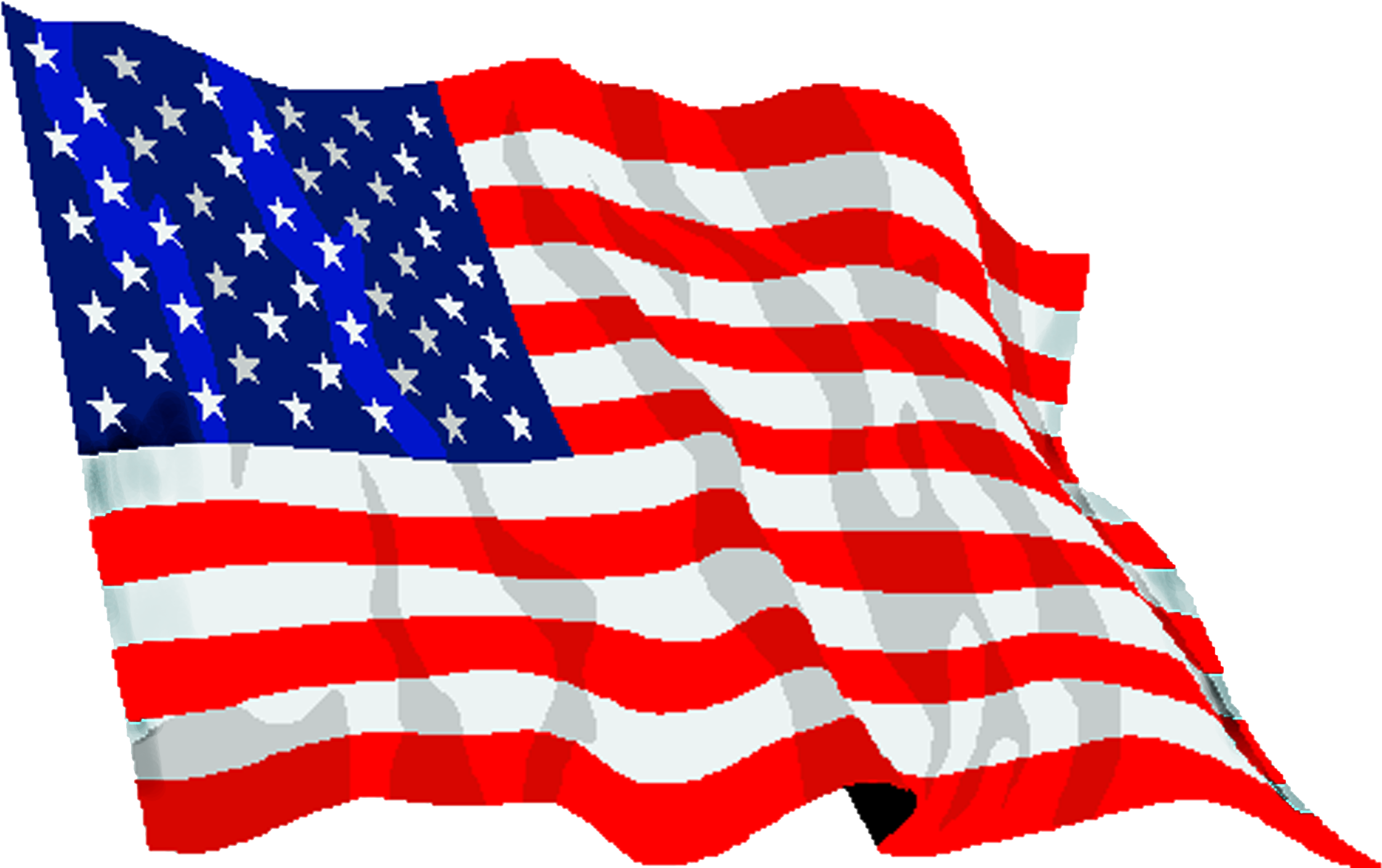 Go To Image - United States Flag Mousepad (2255x1412), Png Download