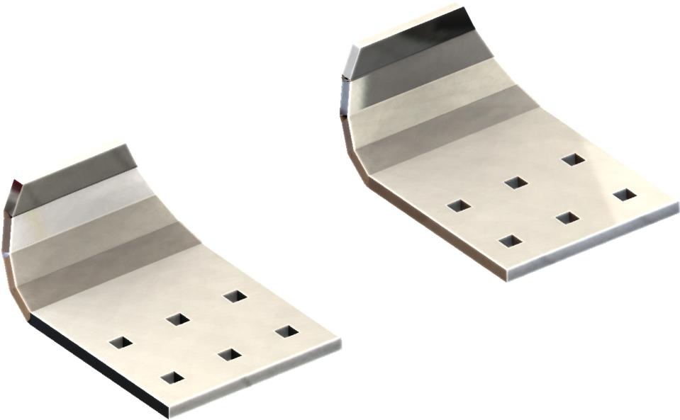 Curb Shoes - Silver (1024x639), Png Download