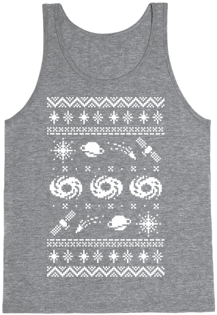 Interstellar Christmas Sweater Pattern Tank Top - Infinity And Beyond Shirt (484x484), Png Download