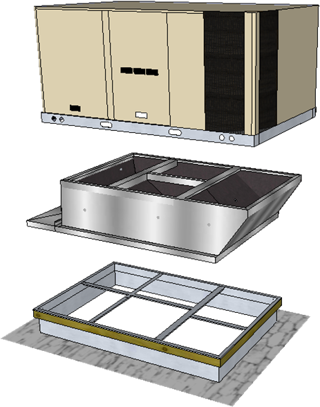Curbco Curb Adapters - Architecture (496x642), Png Download