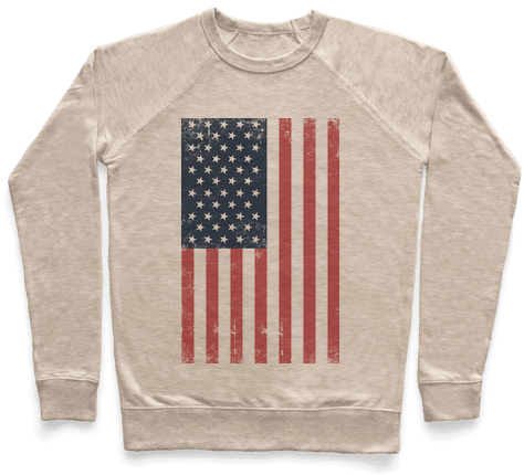 American Flag Distressed Pullover - Rey Gay Star Wars (484x484), Png Download