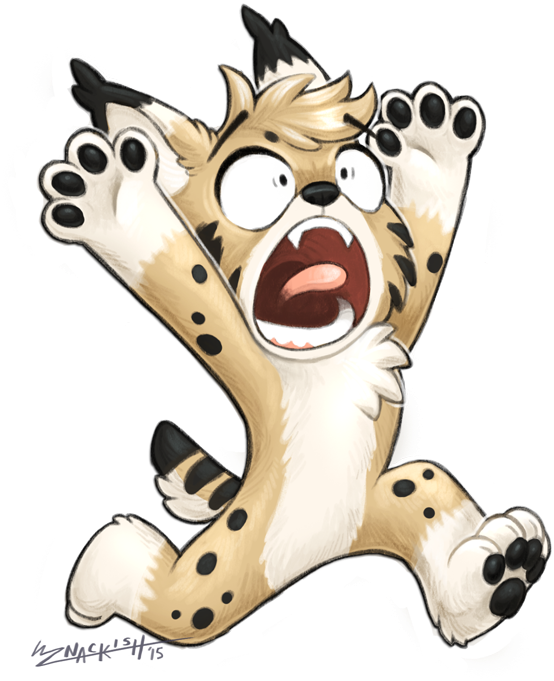 Talinart Chibi - Panic - Panic (600x790), Png Download