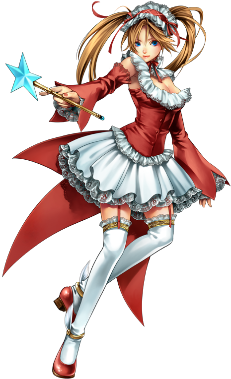 Little Witch - Red Stone (566x800), Png Download