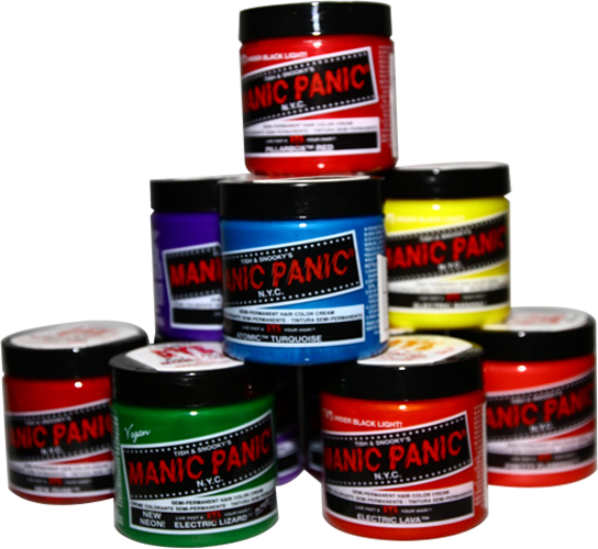 Manic Panic Tubs Various Colours - Manic Panic Cream Formula Semi, Permanent Hair Colour, (544x500), Png Download