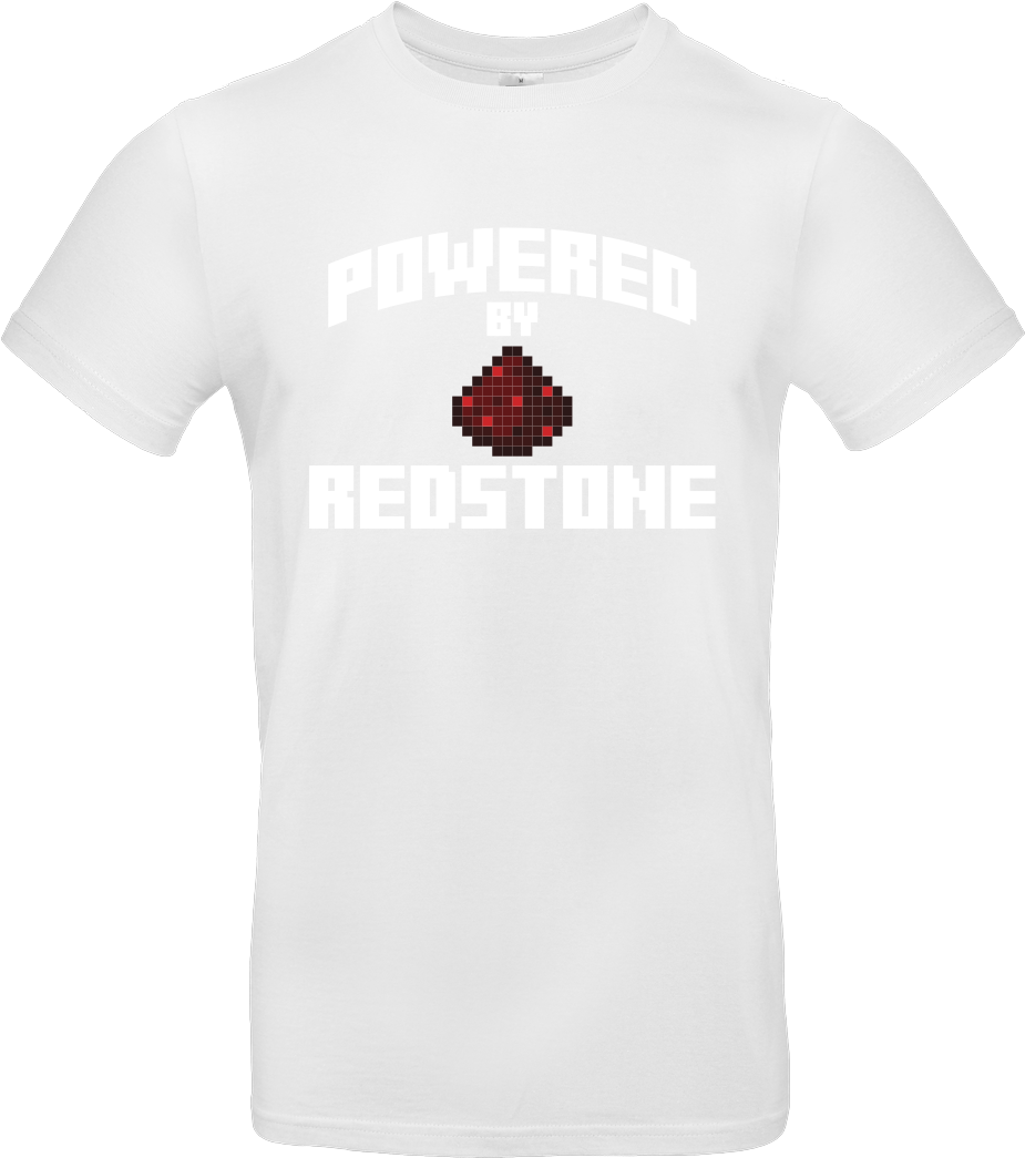3dsupply Original Powered By Redstone T-shirt B&c Exact (1044x1044), Png Download