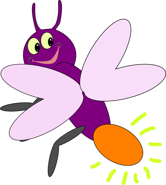 63 Bug Clipart Clipart Fans - Firefly Clipart (534x594), Png Download